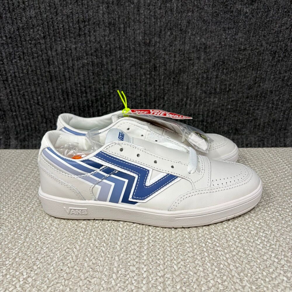 NEW Vans x Penn Lowland Comfycush Blanc Navy White Shoes Women’s 6.5
